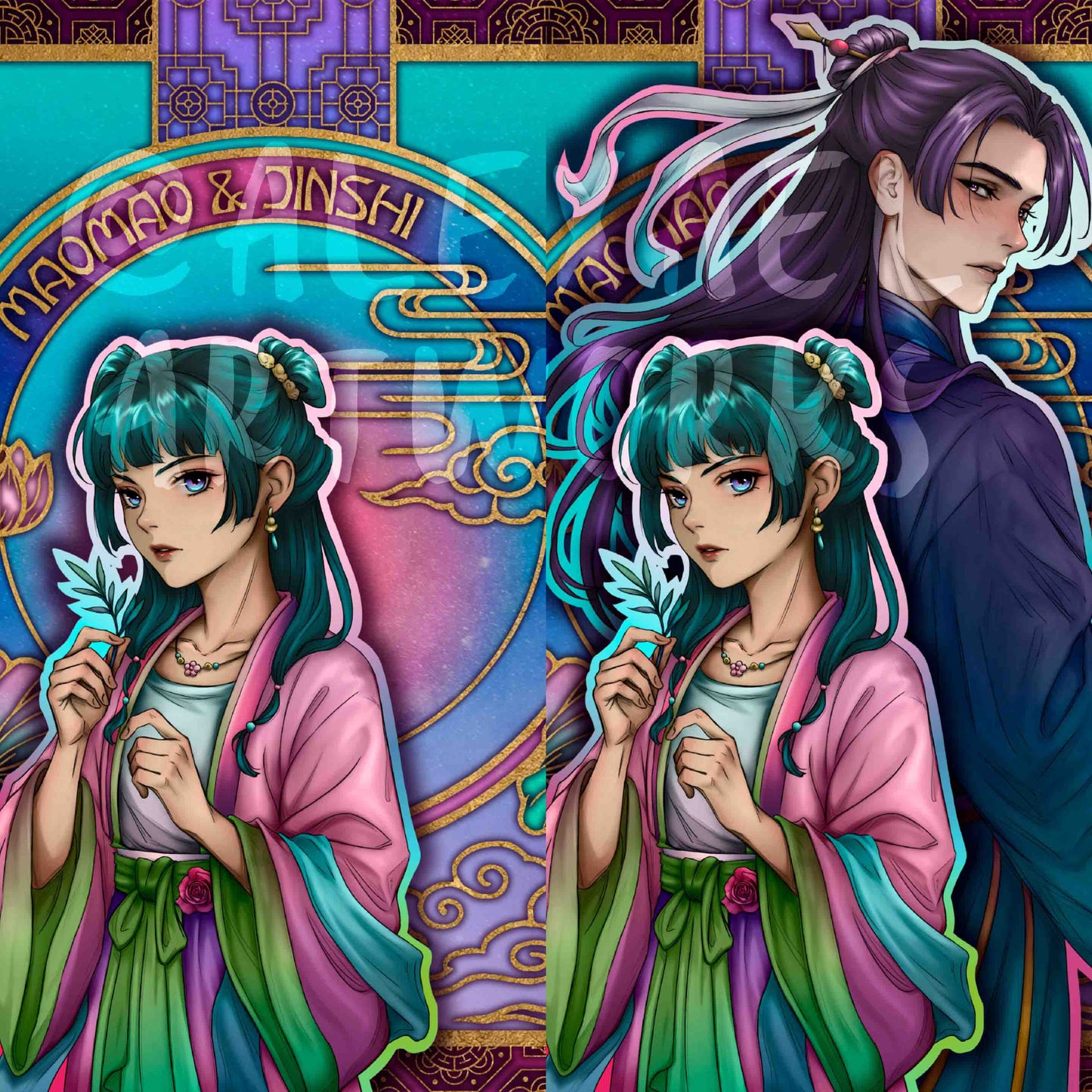 📞 Fanart HOLOGRAPHIC phone case