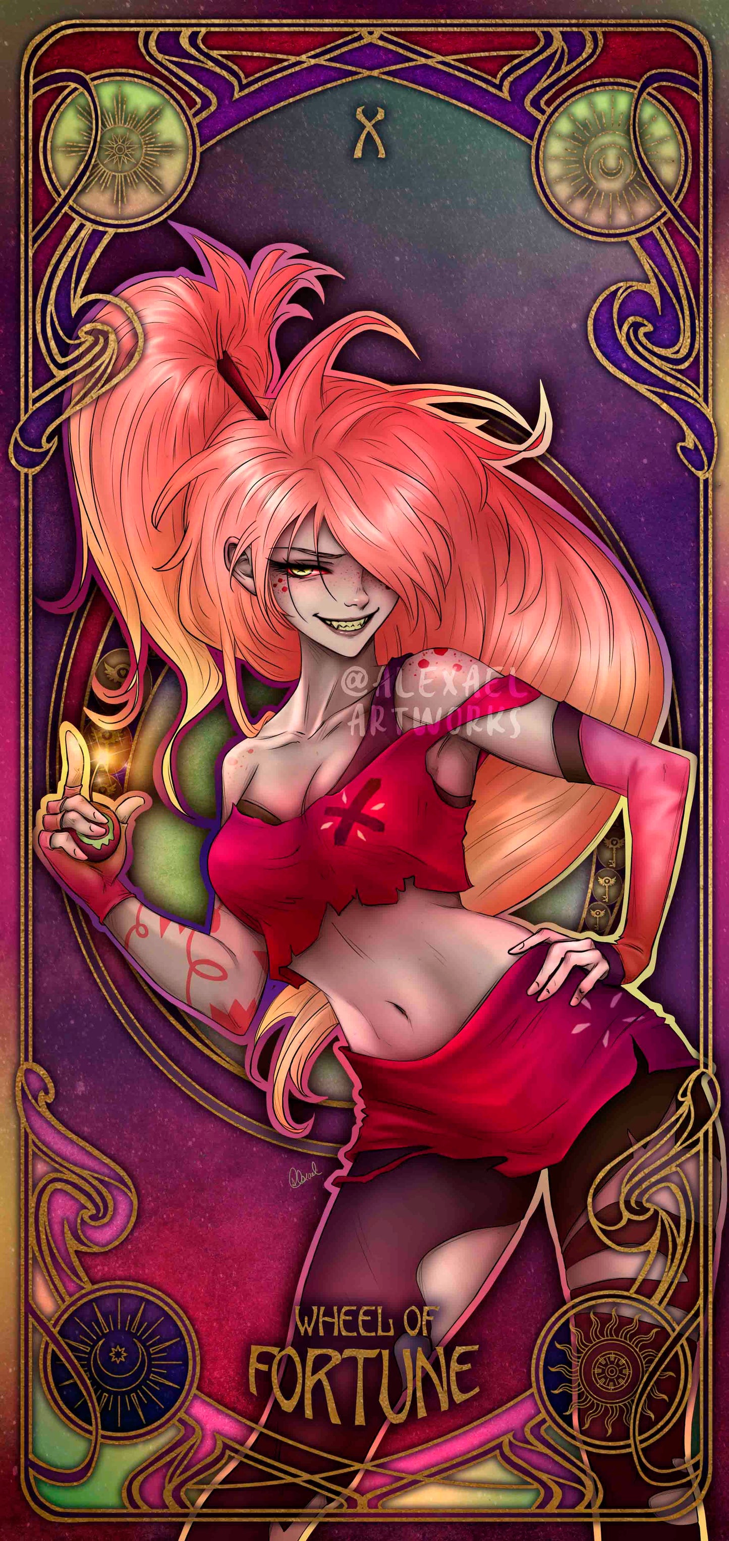 Cherry Bomb Tarot Card