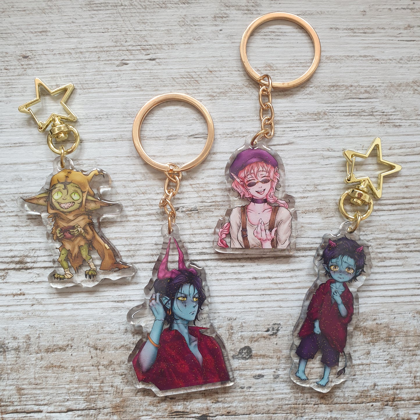 Sasha: A Fool's Fortune Keychain