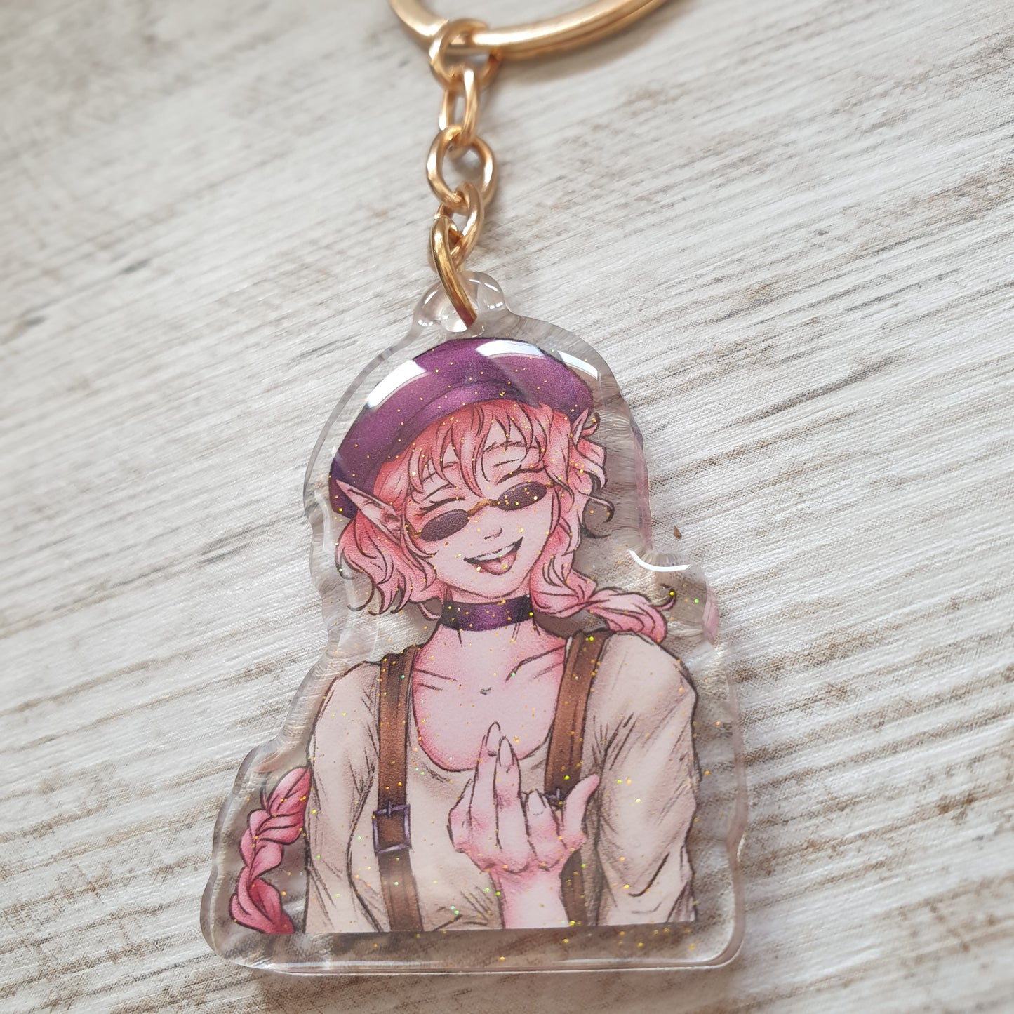 Sasha: A Fool's Fortune Keychain