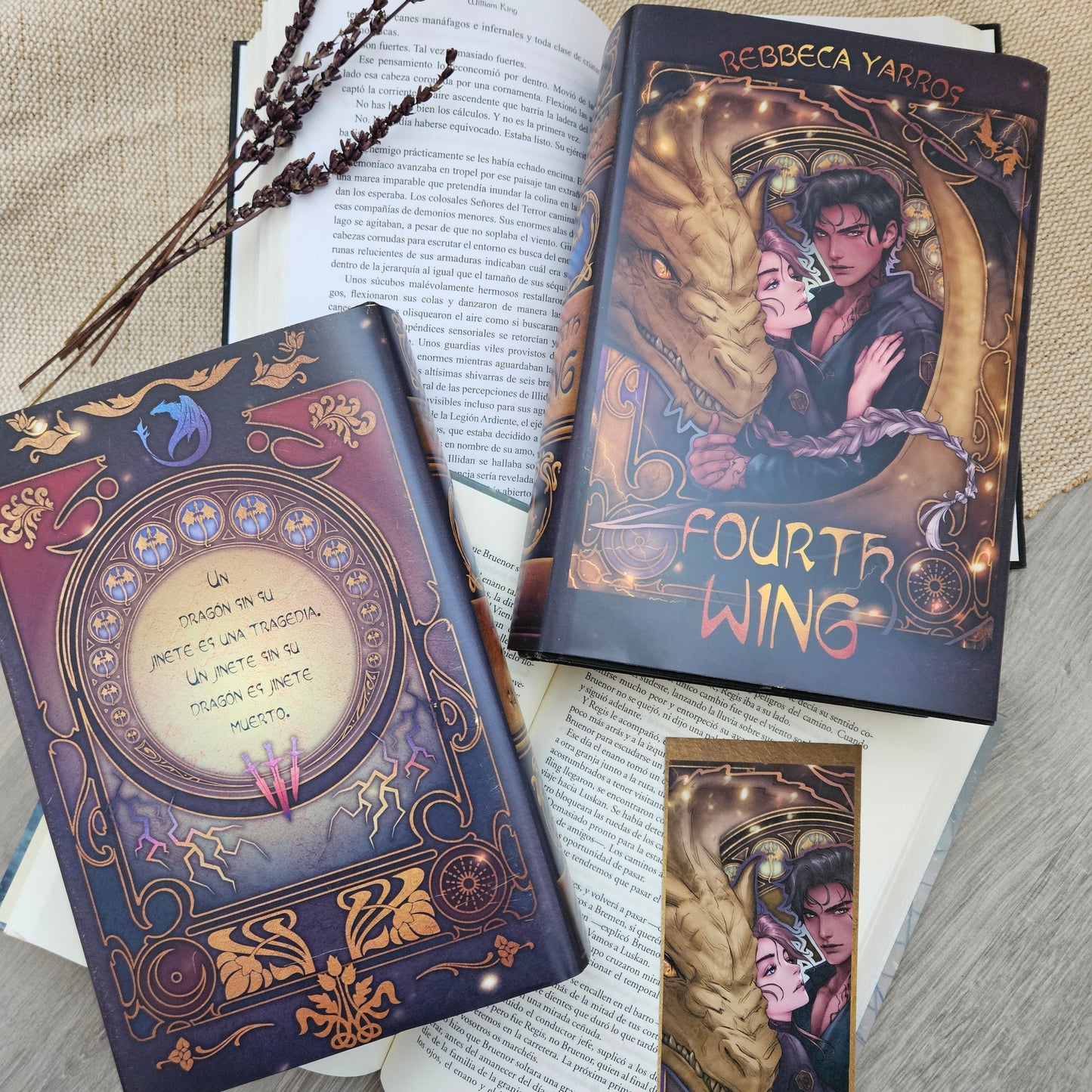 Dust Jacket Fourth Wing, Iron Flame & Onyx Storm