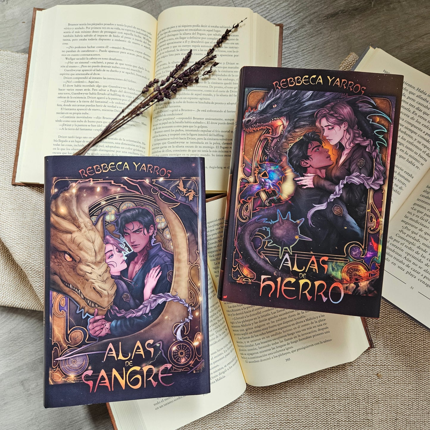 Dust Jacket Fourth Wing, Iron Flame & Onyx Storm