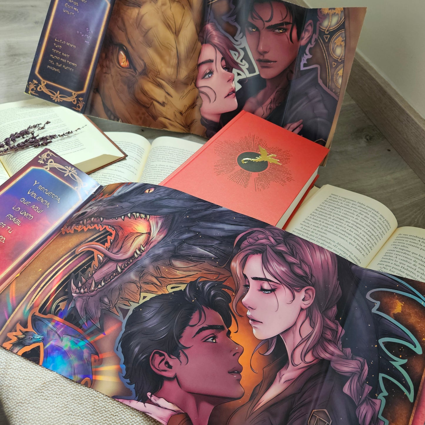 Dust Jacket Fourth Wing, Iron Flame & Onyx Storm