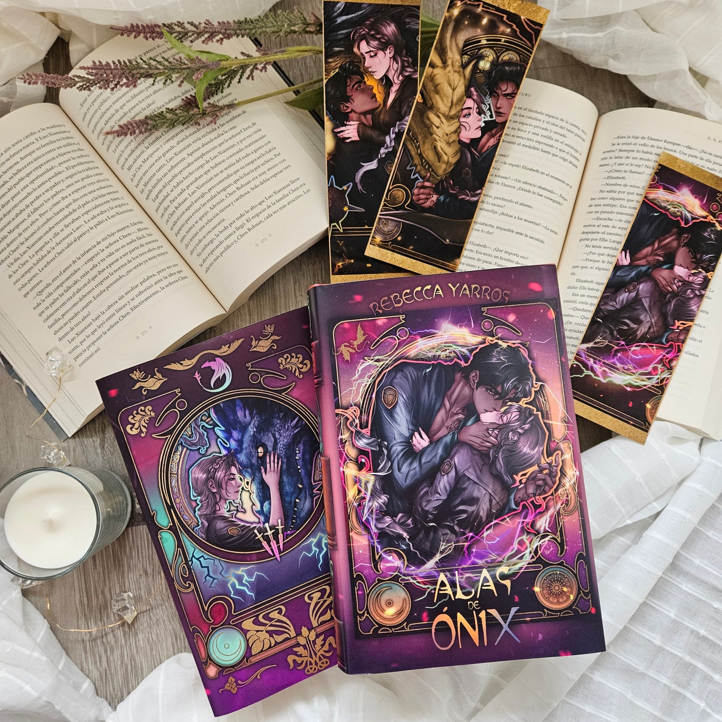 Dust Jacket Fourth Wing, Iron Flame & Onyx Storm