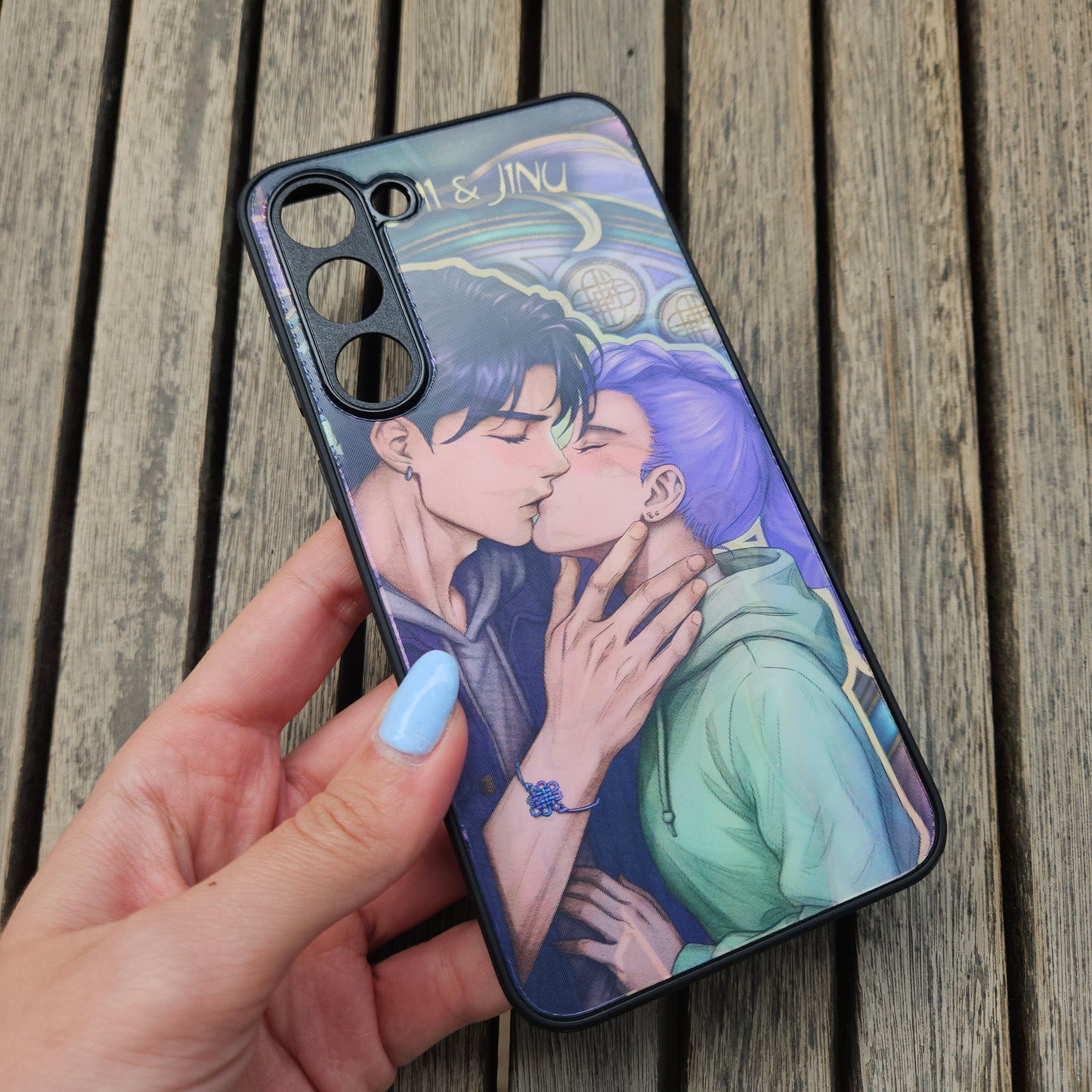 OUTLET limited edition ~ Samsung Galaxy S24+ Plus Rumi & Jinu HOLOGRAPHIC phone case