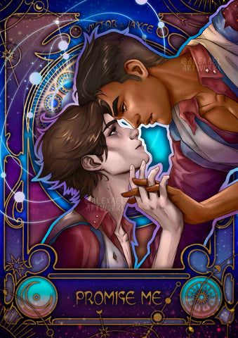 Jayce & Viktor (all timelines in all possibilities) in Art Nouveau style