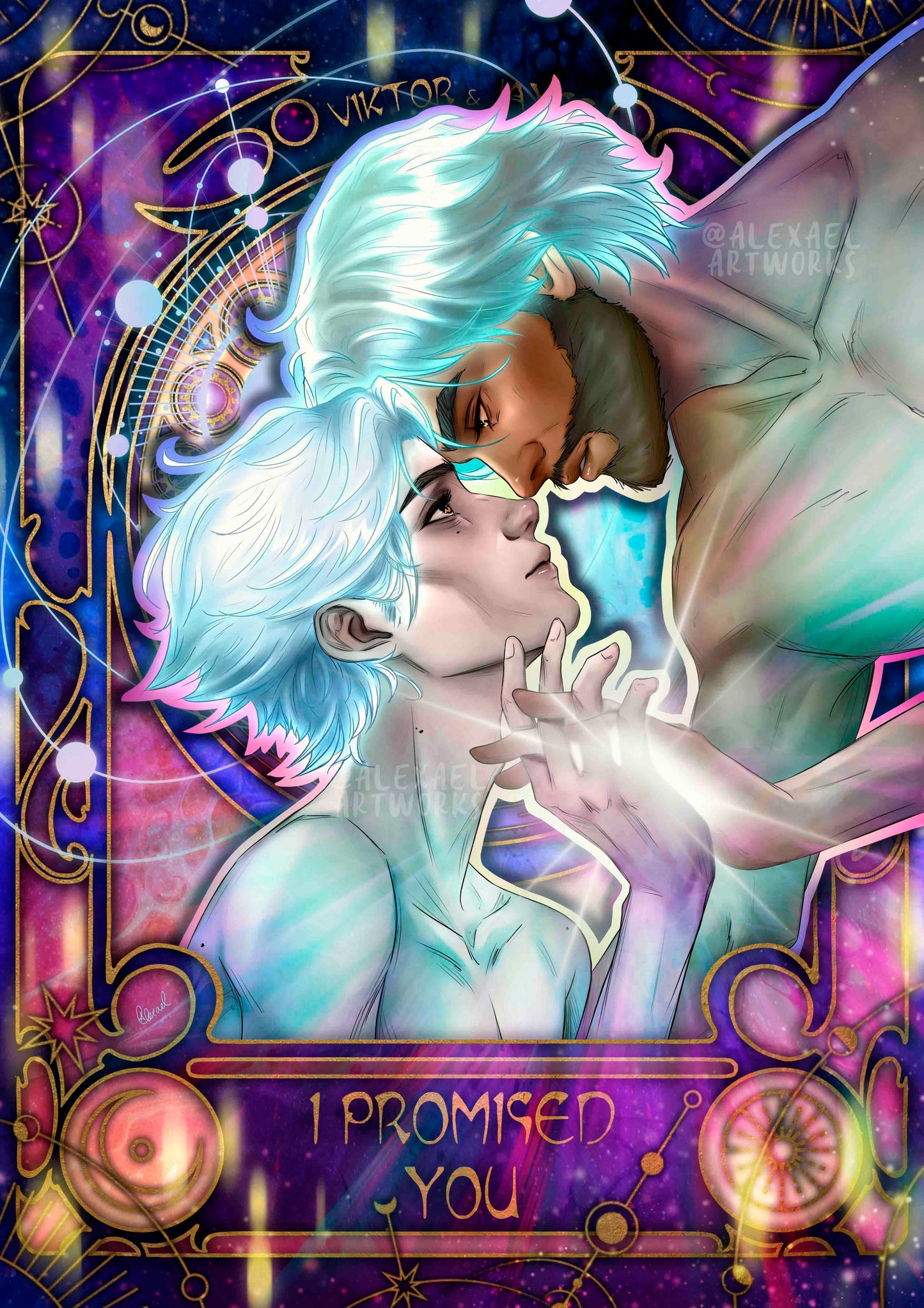 Jayce & Viktor (all timelines in all possibilities) in Art Nouveau style