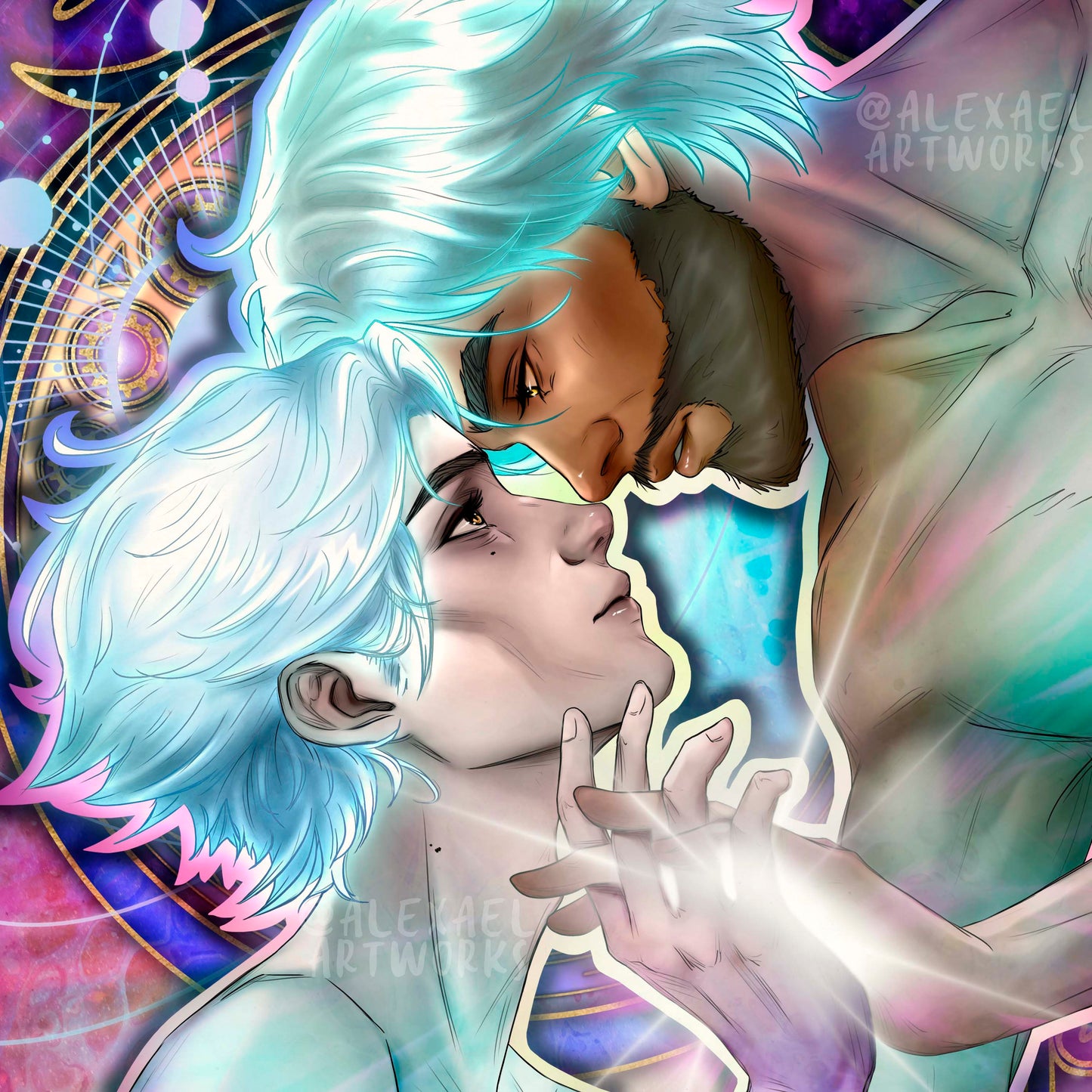 Jayce & Viktor (all timelines in all possibilities) in Art Nouveau style