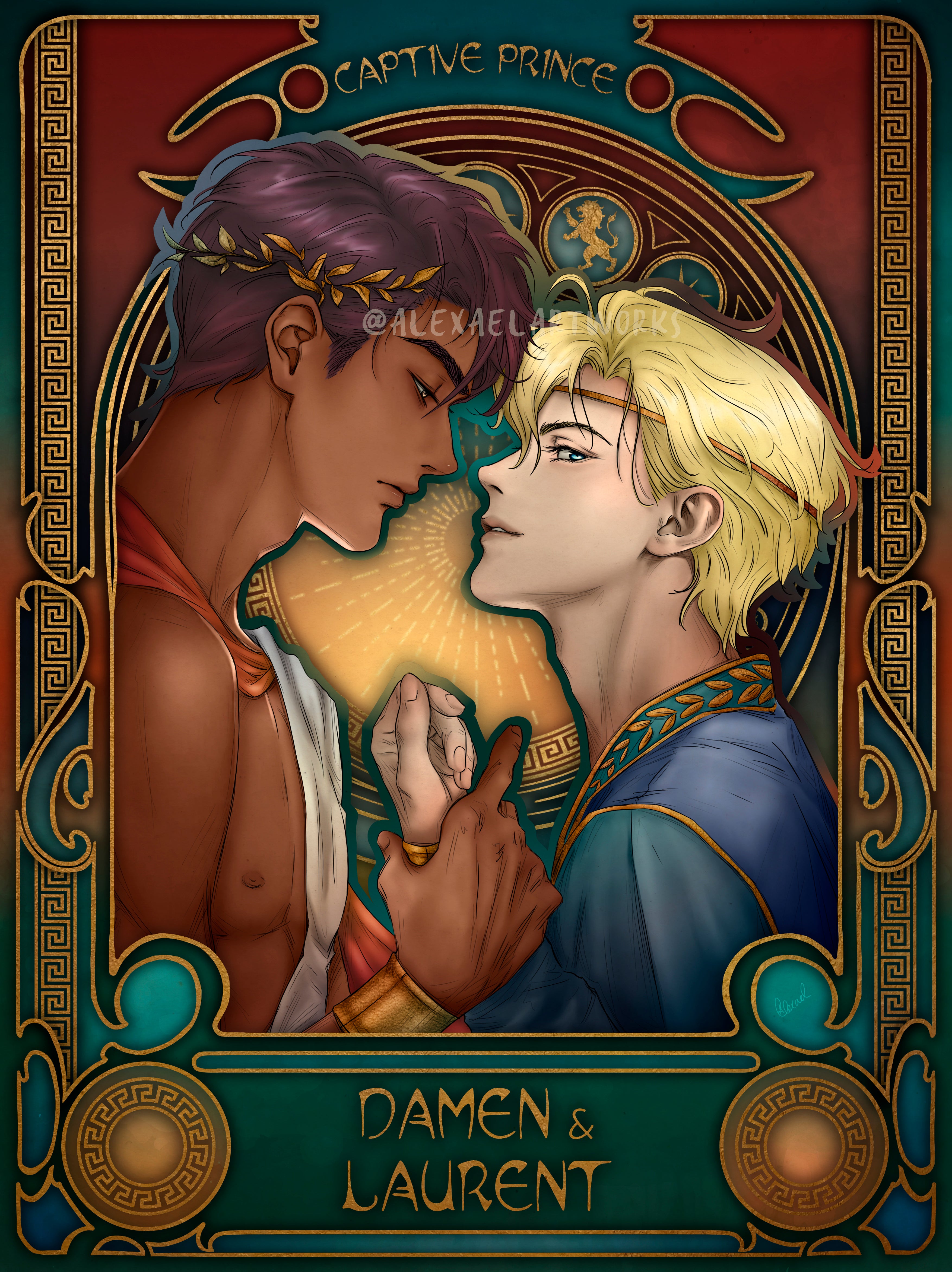 prince damenfahrrad Captive Prince in Art Nouveau style – Alexael Artworks