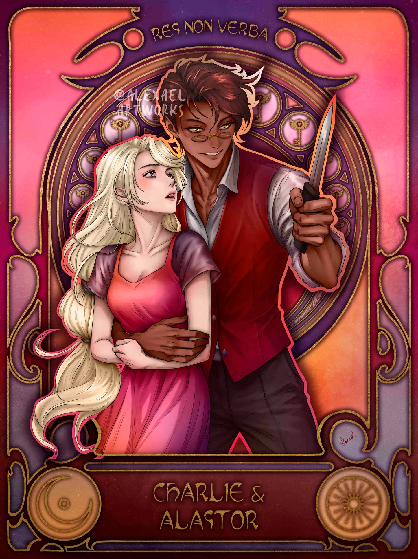 Human Alastor & Human Charlie