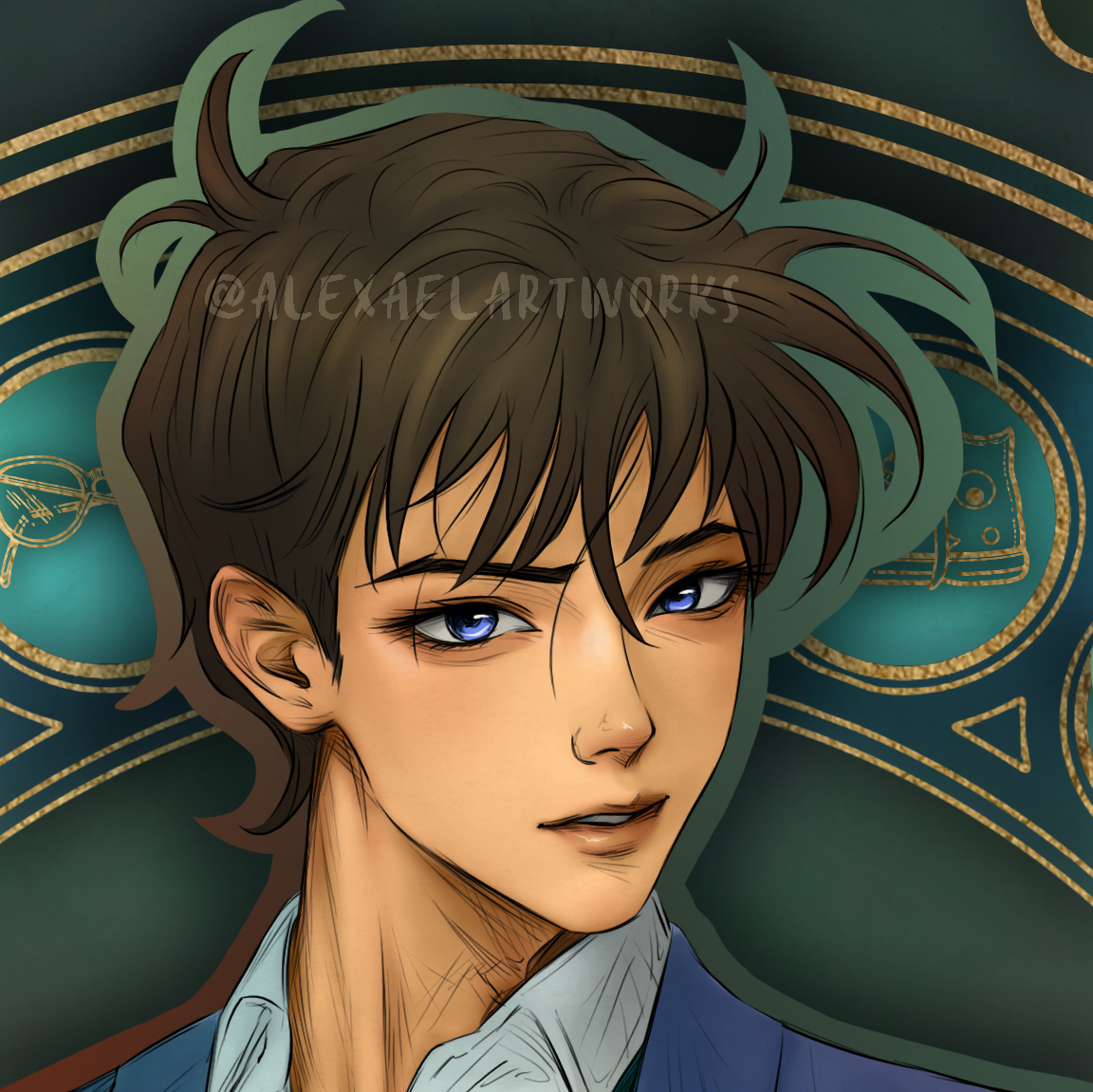 Conan in Art Nouveau style