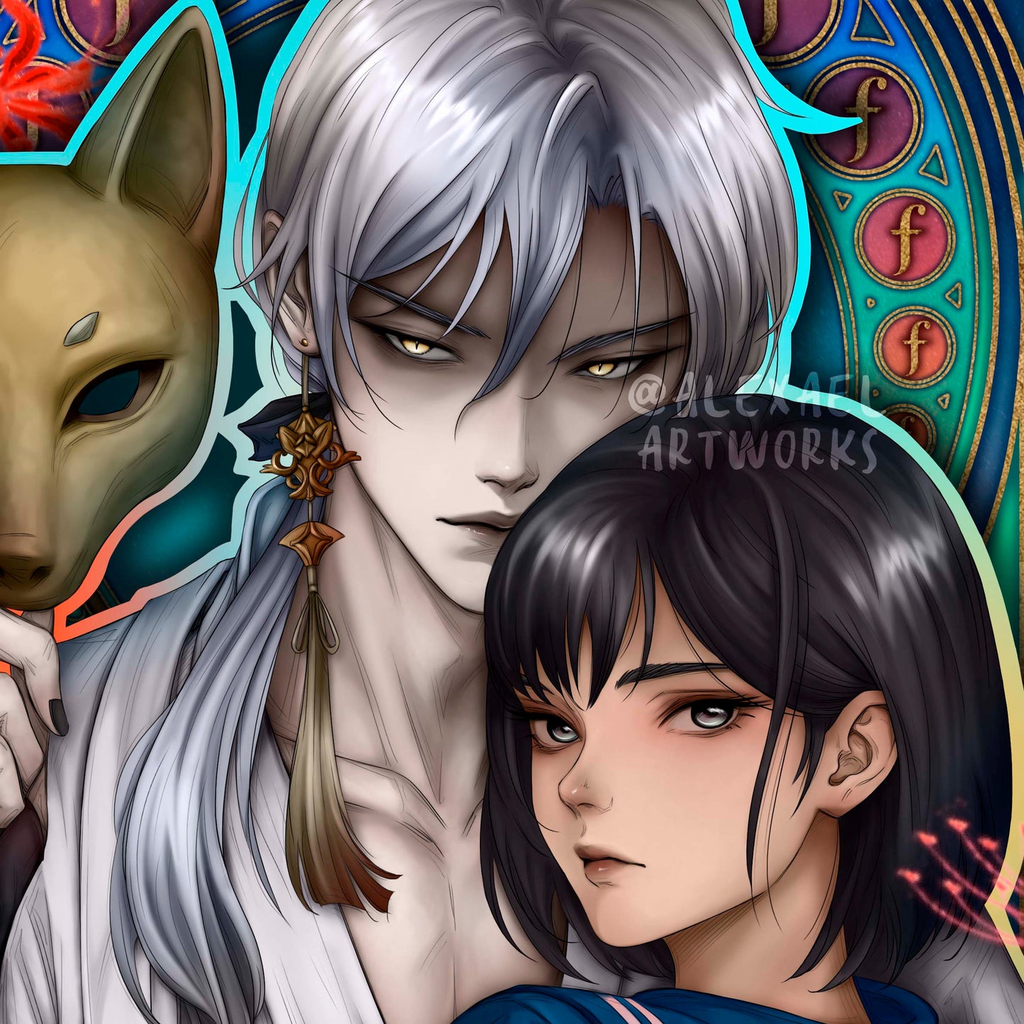 Silent Hill F in Art Nouveau style