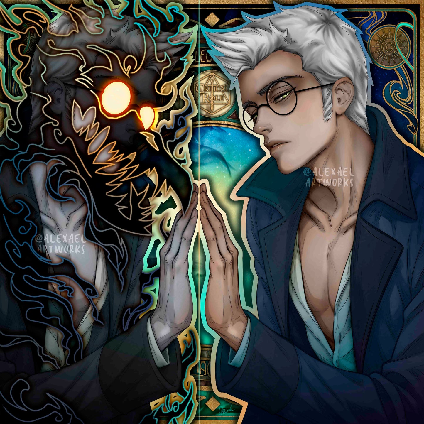 Percy in Art Nouveau style