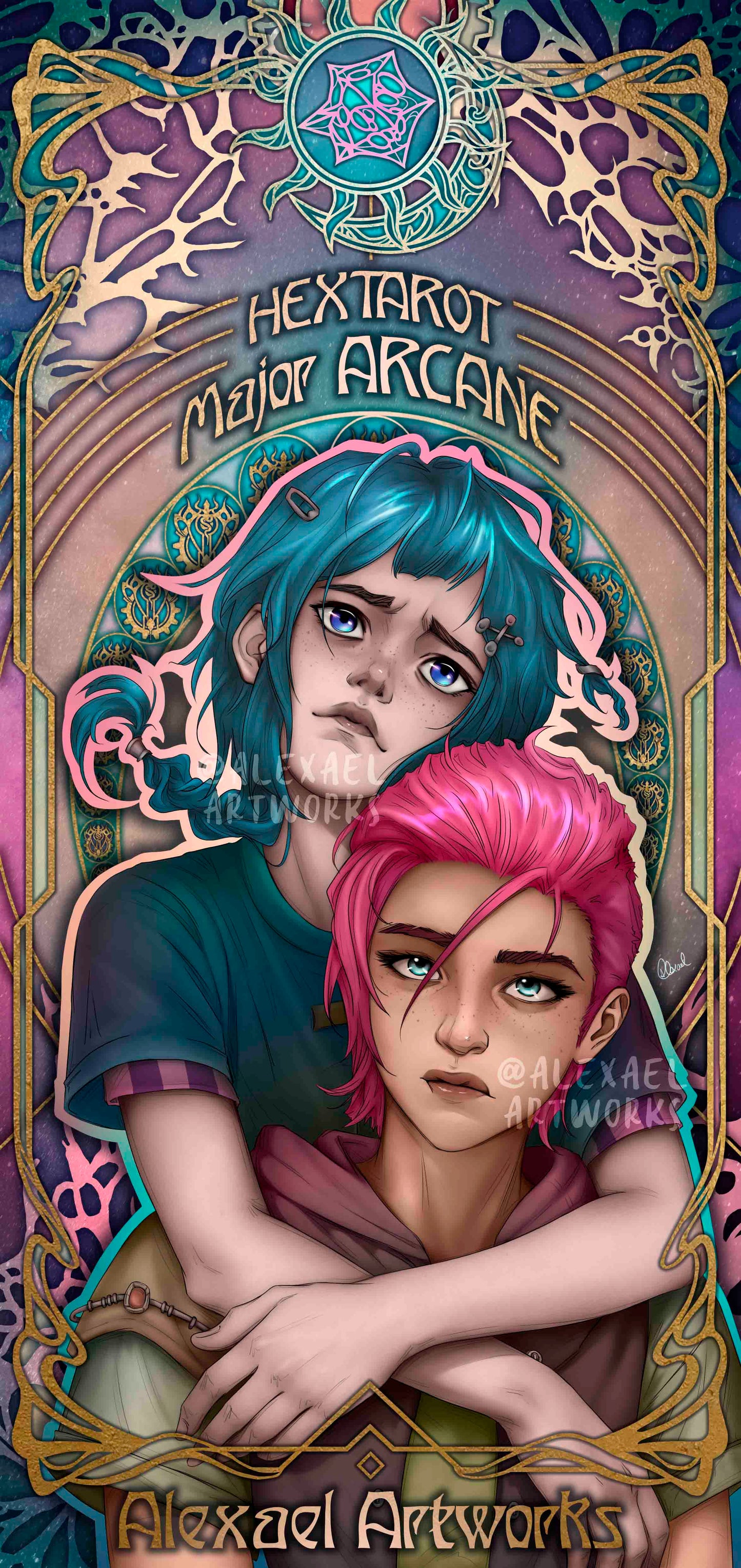 Powder & Vi Tarot Card
