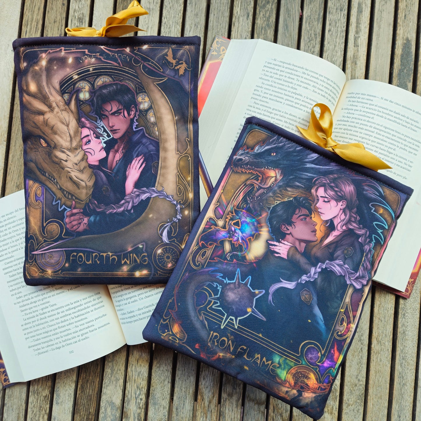 Book Sleeve Violet & Xaden 💜