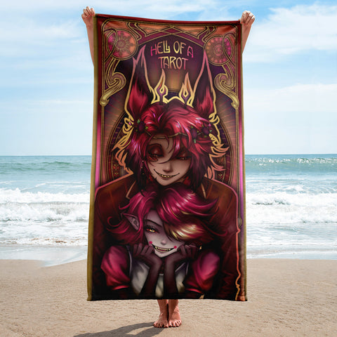 Alastor & Niffty 🏖️ Hellish Towels 🔥 Toallas Infernales