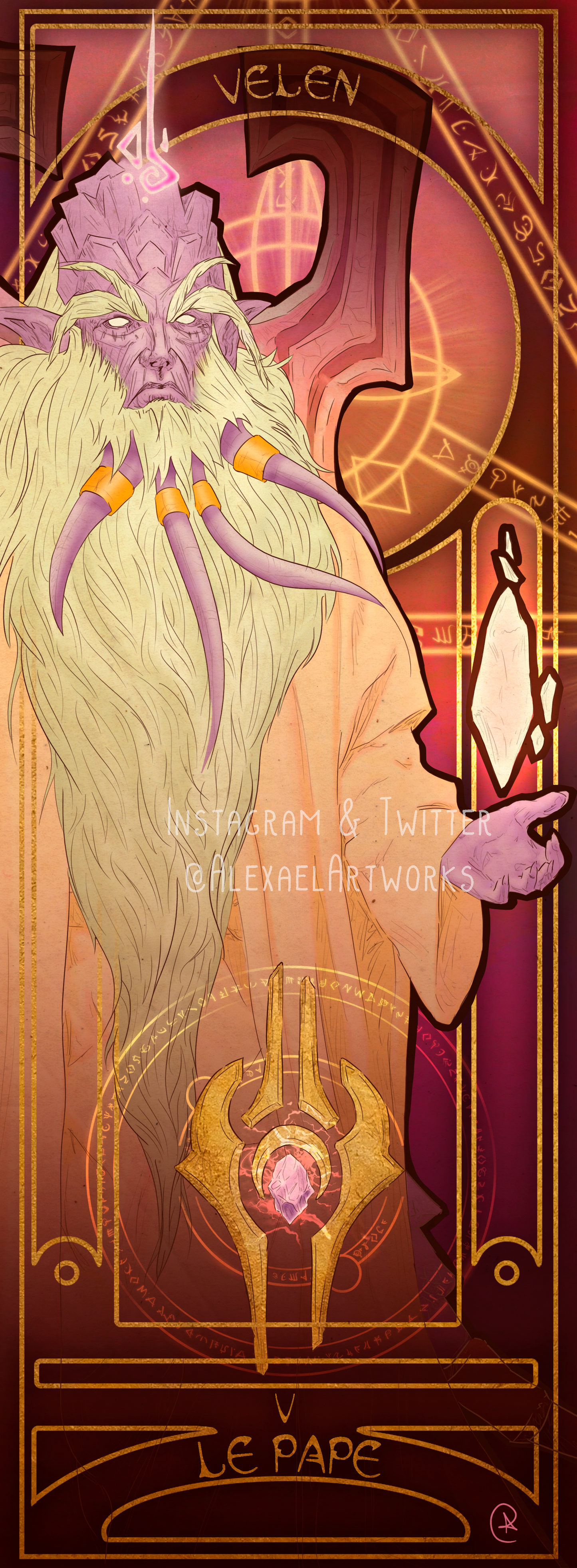 Velen in Art Nouveau style