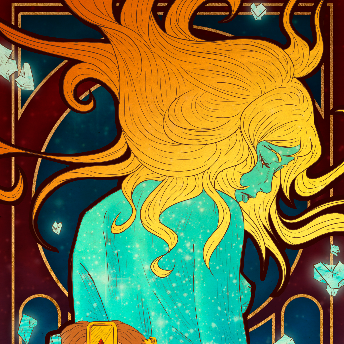 Magni in Art Nouveau style