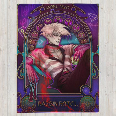 Angel Dust Art Nouveau 🔥 Hellish Blankets ~ Mantas Infernales