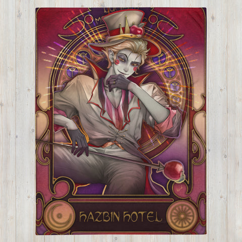 Lucifer Art Nouveau 🔥 Hellish Blankets ~ Infernal Blankets