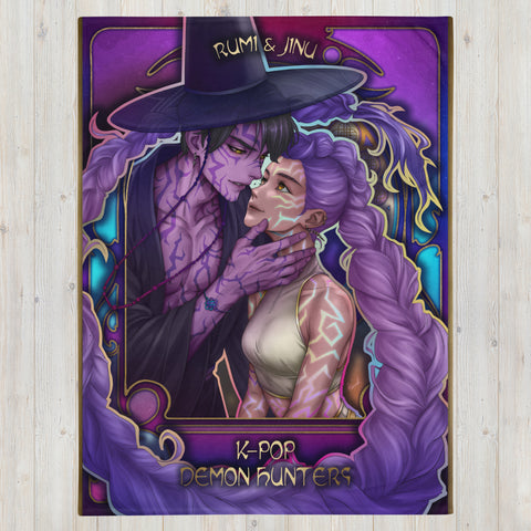 Rumi & Jinu Demons ♥️ Fanart Blankets ~ Mantas Fanart