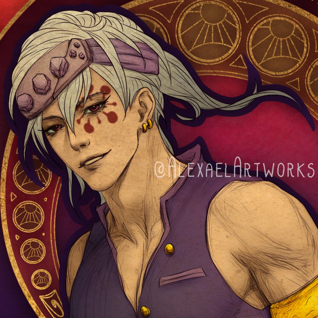 Uzui in Art Nouveau style