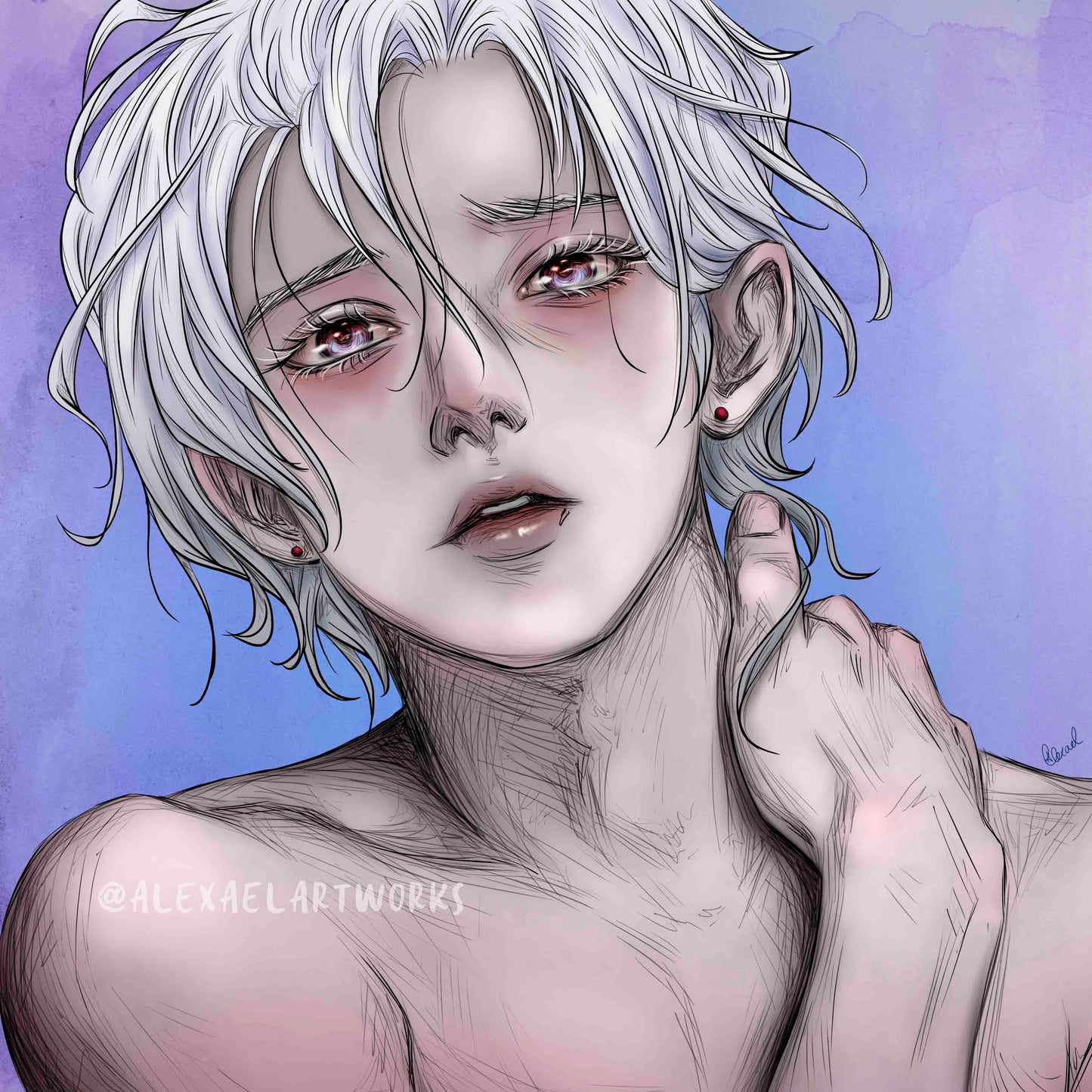 Ash Allen (detailed close-up portrait)