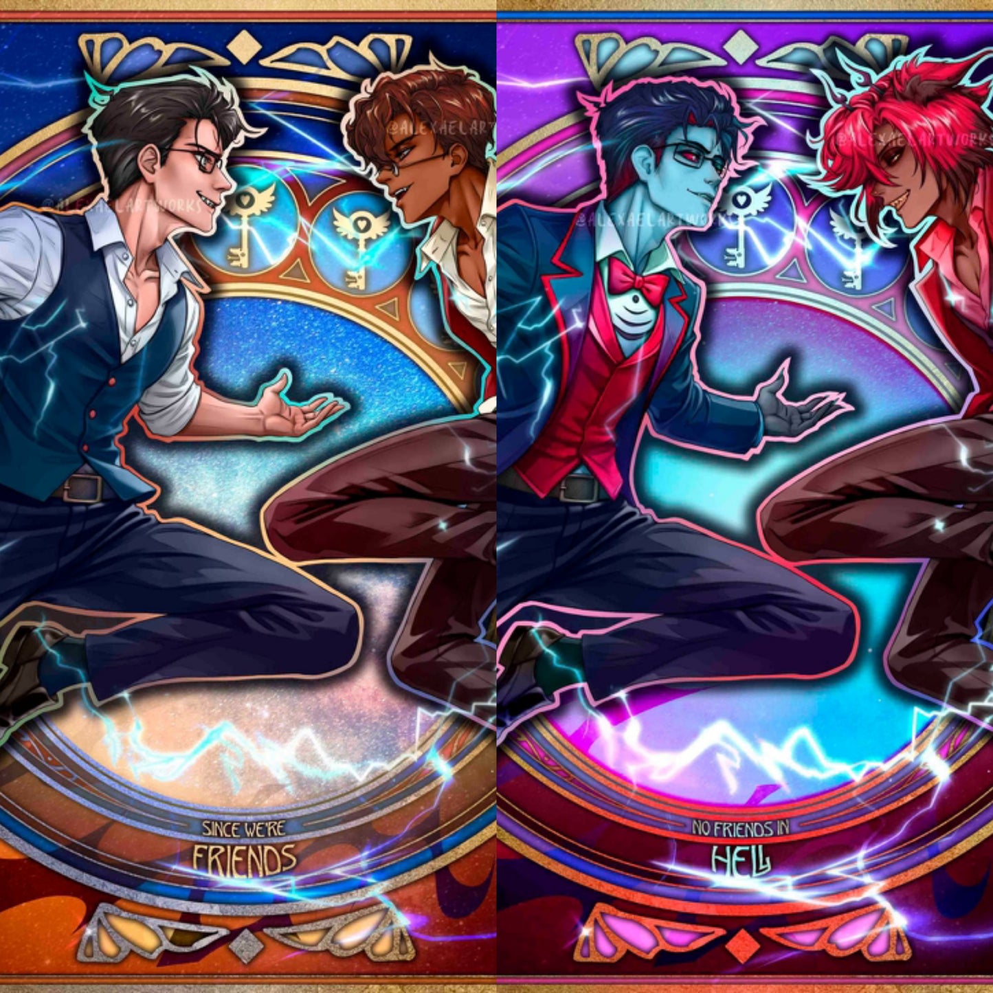 📞 Fanart HOLOGRAPHIC phone case