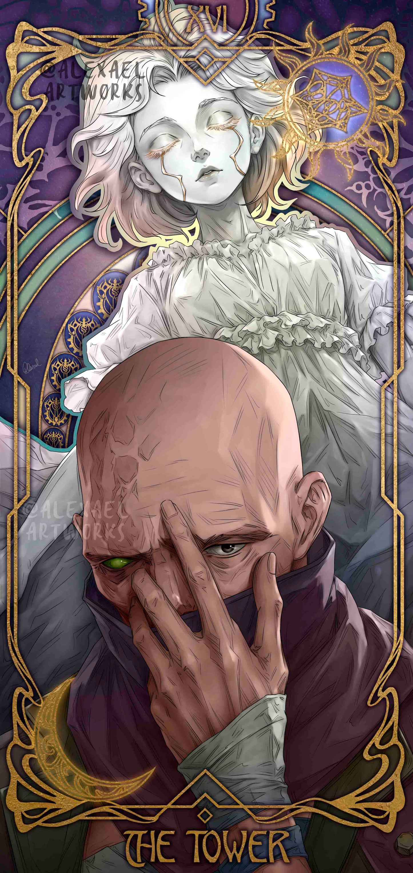 Singed (and Orianna) Tarot Card