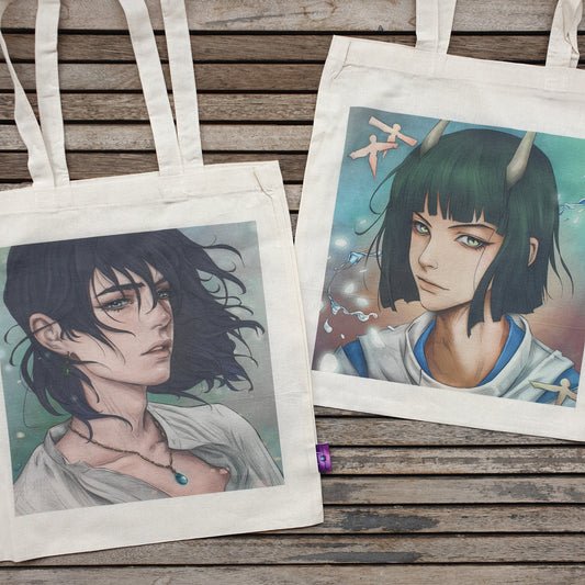 Howl &amp; Haku Tote Bag