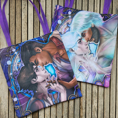 Tote Bag All Over - Jayce & Viktor (all timelines in all possibilities)