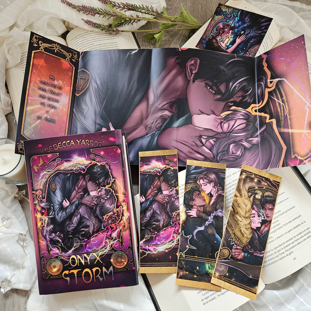 Dust Jacket Fourth Wing, Iron Flame & Onyx Storm