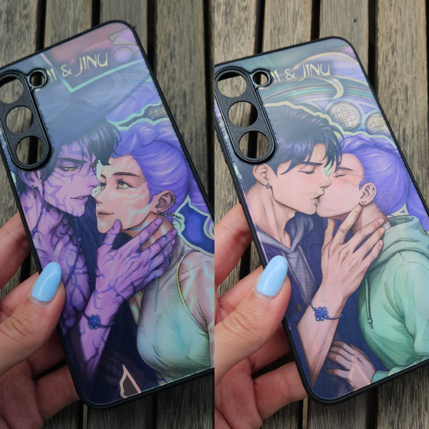 OUTLET limited edition ~ Samsung Galaxy S24+ Plus Rumi & Jinu HOLOGRAPHIC phone case