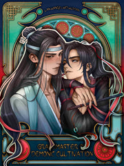 Grandmaster of Demonic Cultivation in Art Nouveau style