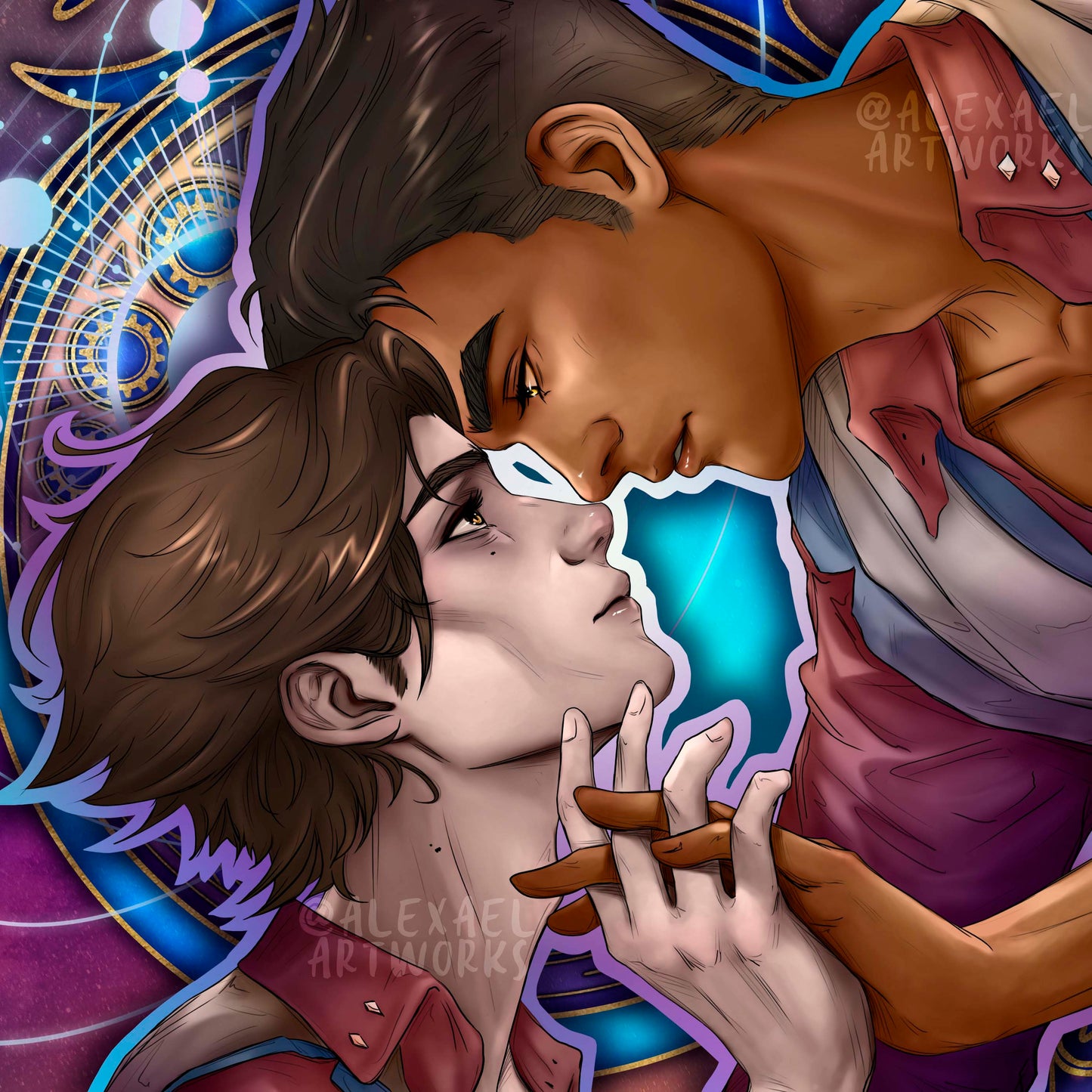 Jayce & Viktor (all timelines in all possibilities) in Art Nouveau style