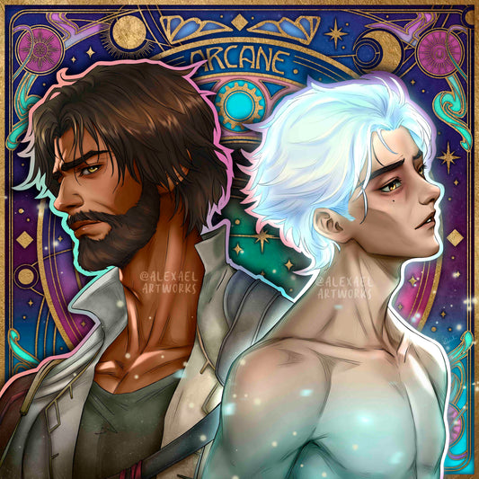 Jayce &amp; Viktor in Art Nouveau style