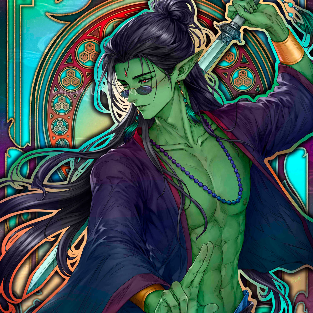 Shura in Art Nouveau style