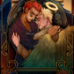 Good Omens in Art Nouveau style