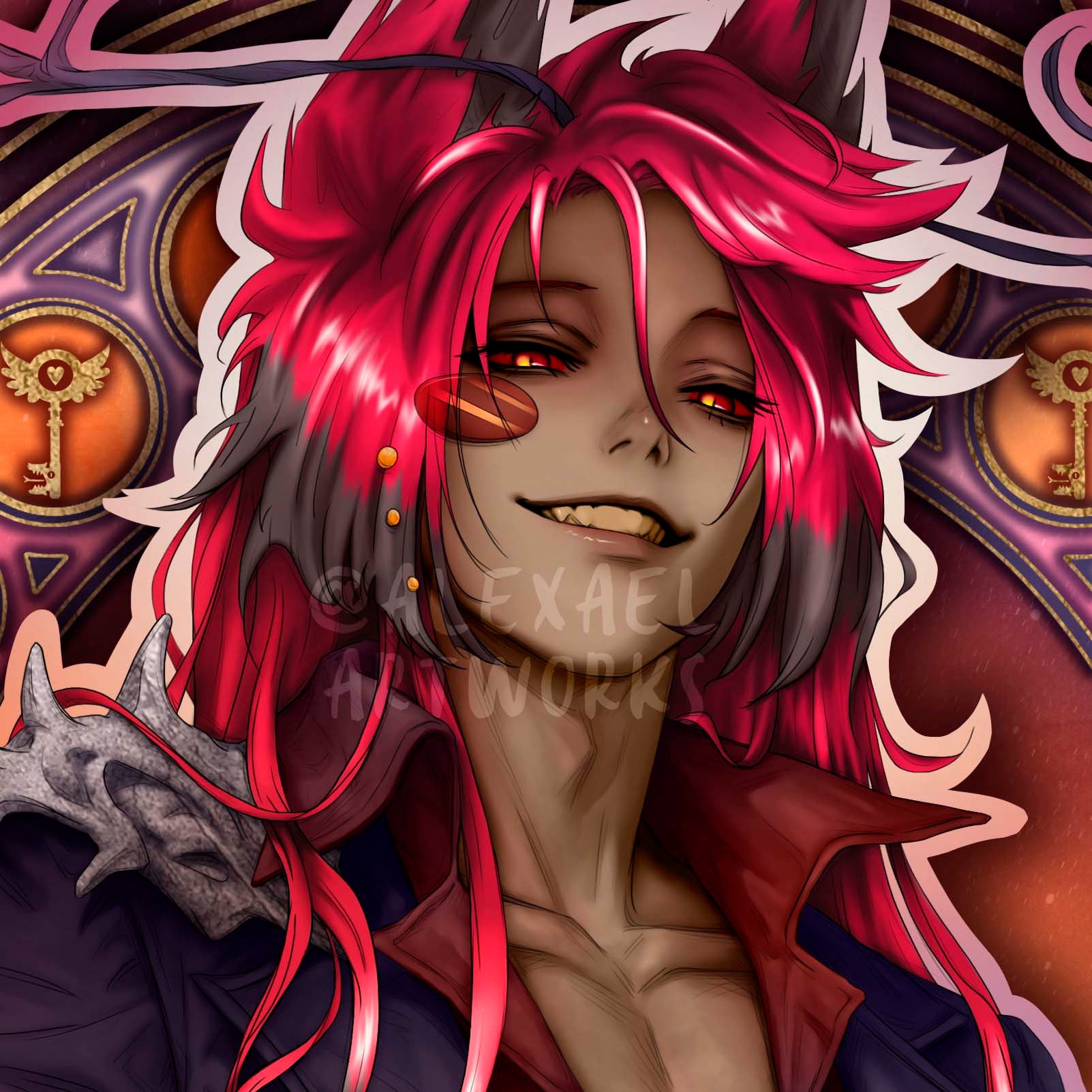 Alex Rochon Alistor Medieval Fantasy Alastor in Art Nouveau style – Alexael Artworks