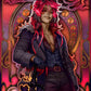Medieval Fantasy Alastor in Art Nouveau style