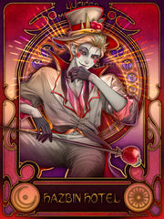 Lucifer in Art Nouveau style