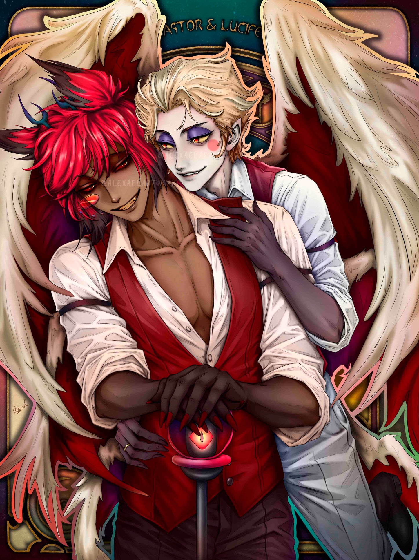 Lucifer & Alastor Hug