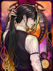 Sir Pentious in Art Nouveau style