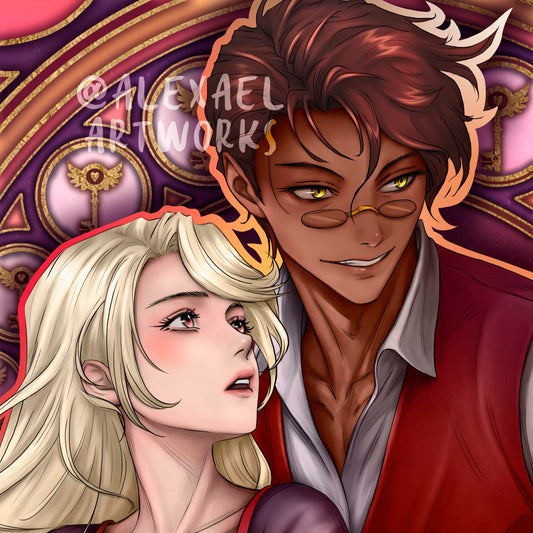 Human Alastor &amp; Human Charlie
