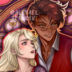 Human Alastor & Human Charlie