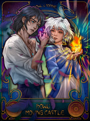 Howl & Sophie in Art Nouveau style