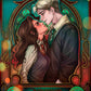 Draco & Hermione in Art Nouveau style