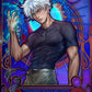 Satoru Gojo in Art Nouveau style