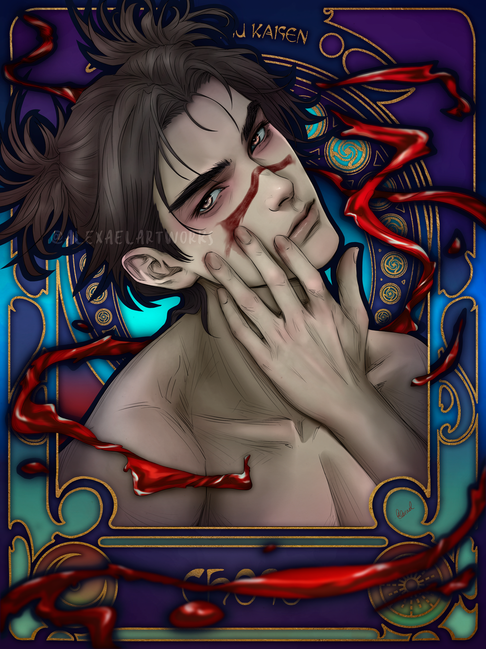 Choso in Art Nouveau style