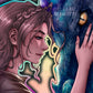 Violet &amp; Andarna in Art Nouveau style